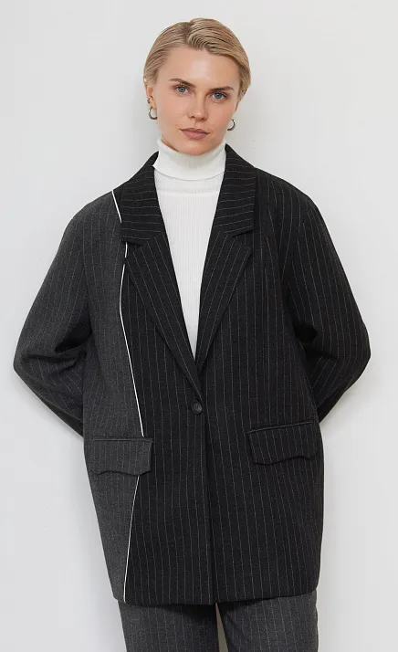  GRIOL. Жакет жен. 378387.11312.7602S Серый 