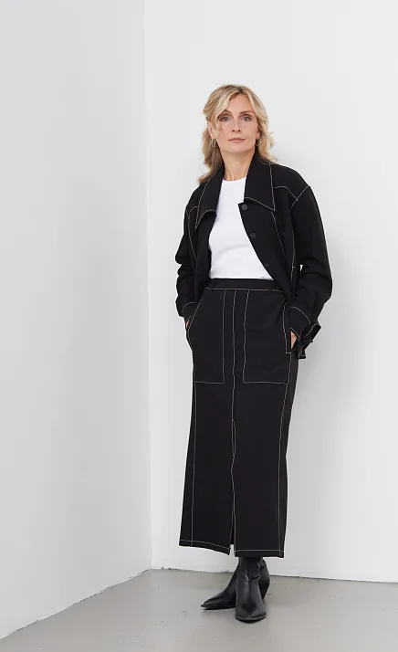  GRIOL. Юбка жен. 350112.09312.8200N Черный 