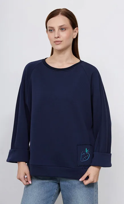  GRIOL. Джемпер жен. 311139.6_313.9600R Тёмно-синий 