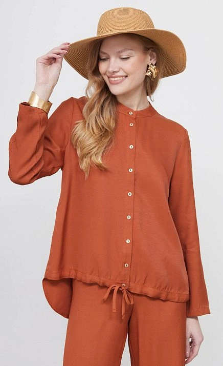 Блузка oversize из вискозы GRIOL