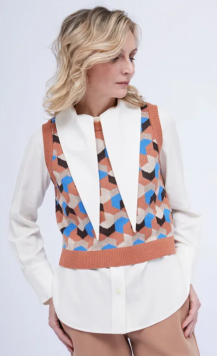  GRIOL. Жилет жен. 380090.33303.4410Q Мультиколор 