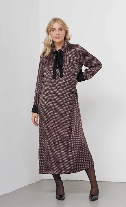  GRIOL. Платье жен. 360329.03312.1101Y Коричневый 