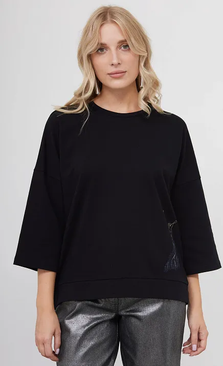  GRIOL. Джемпер жен. 310418.23513.8200R Чёрный 