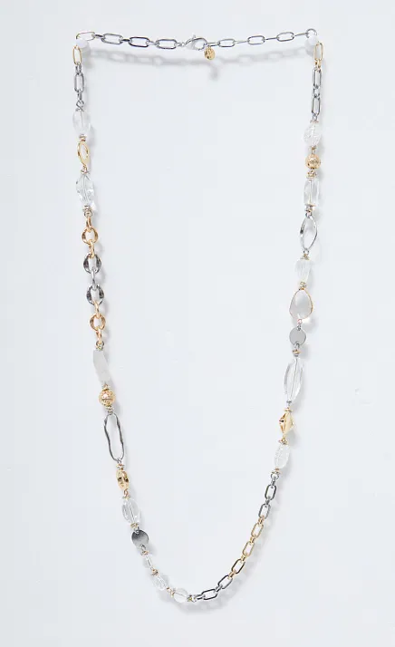  GRIOL. Колье Игристое 2 Прозрачный 