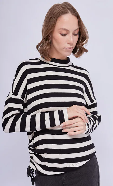  GRIOL. Джемпер жен. 310910В.6_313.8207S Бело-черный 