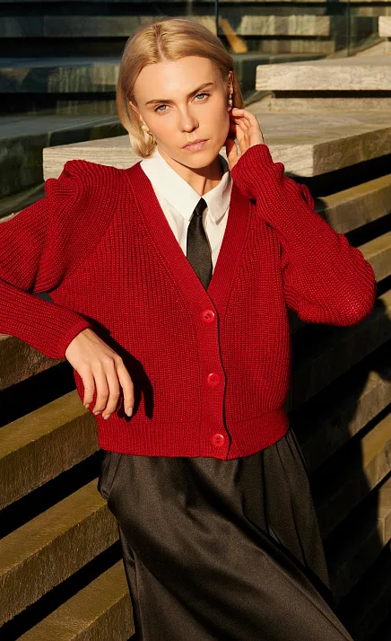  GRIOL. Жакет жен. 370216.01303.4500N Красный 