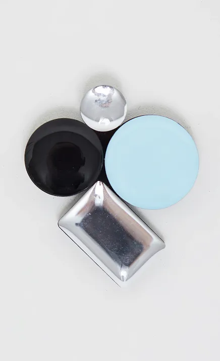  GRIOL. Брошь Виноградная гроздь (серебро-синий) 