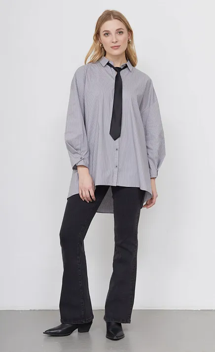 Блузка oversize из хлопка GRIOL