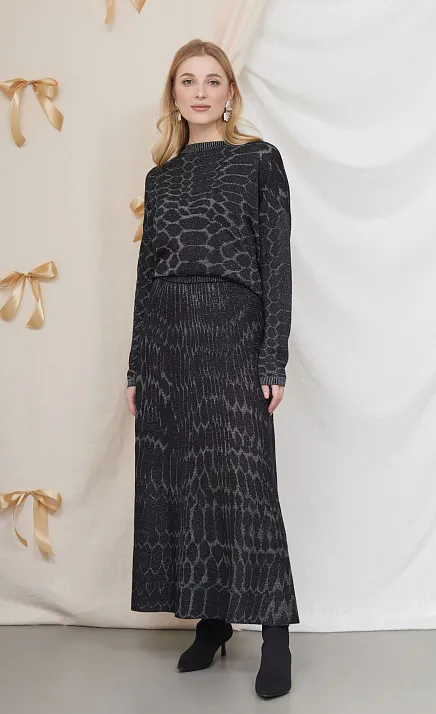  GRIOL. Юбка жен. 350122.33303.8276L Чёрный 