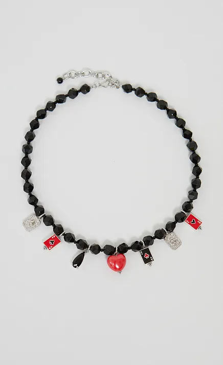  GRIOL. Колье Pokerface1 Черный 