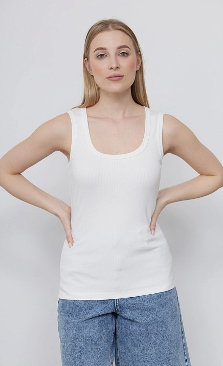 Топ из вискозы в рубчик GRIOL