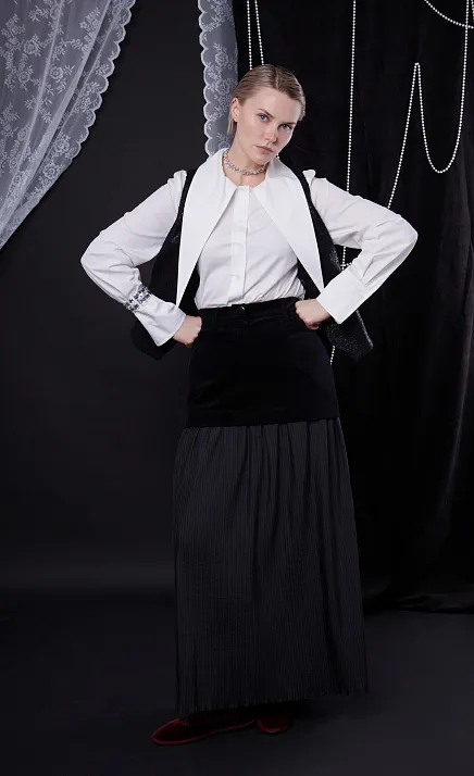  GRIOL. Юбка жен. 358512.11312.8200S Черный 