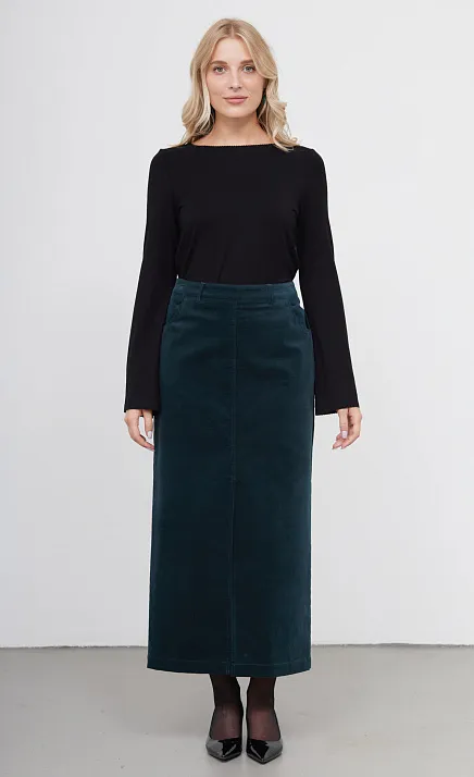  GRIOL. Юбка жен. 358182.11312.1400N Изумруд 