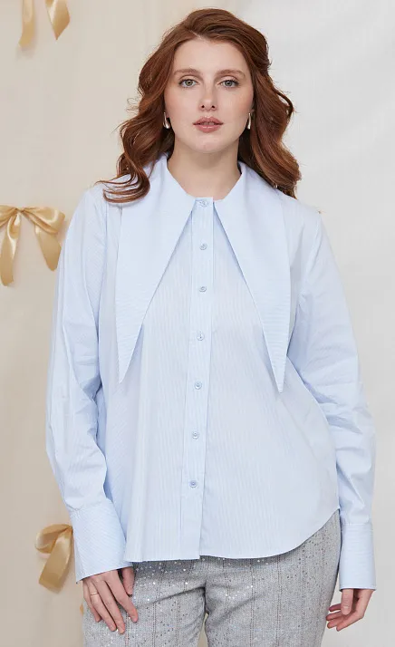 Рубашка с акцентным воротником GRIOL