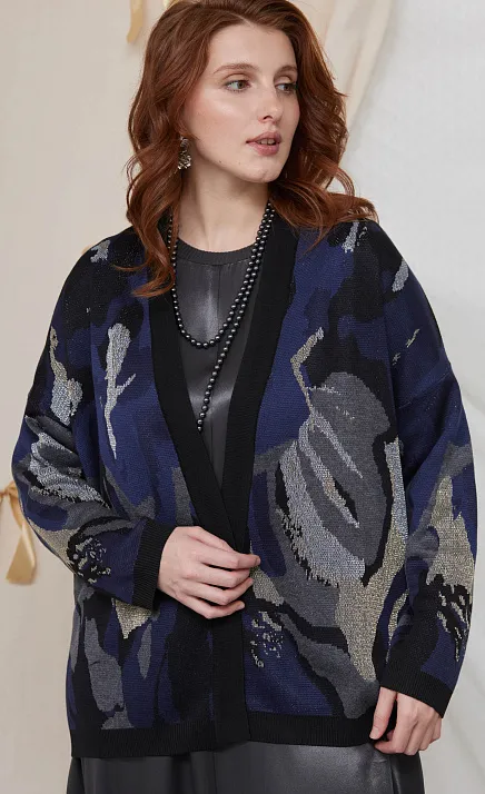  GRIOL. Жакет жен. 370230.33303.9600L Т.синий 