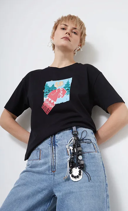  GRIOL. Брелок Новогоднее 1 Черный 