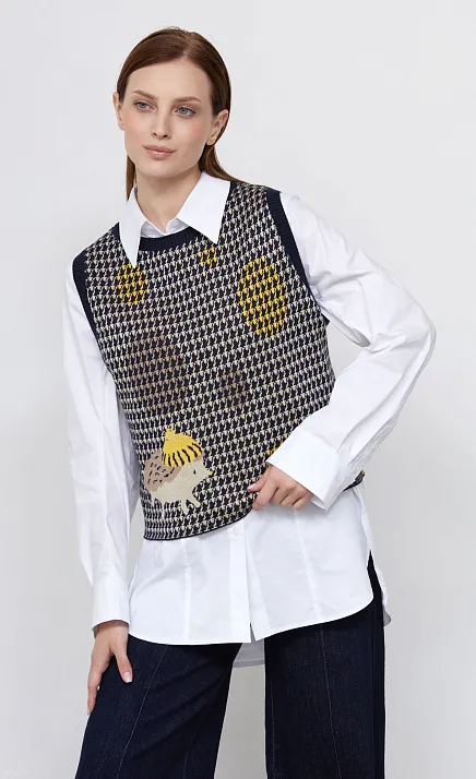  GRIOL. Жилет жен. 380073.33303.8201ZA Мультиколор 