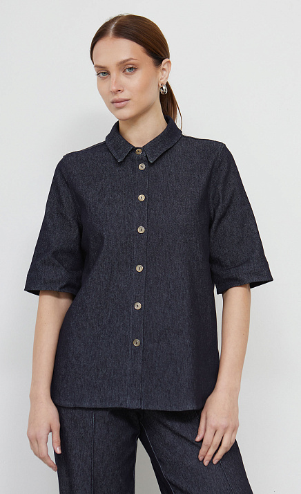 Рубашка из денима GRIOL Рубашка из денима GRIOL
