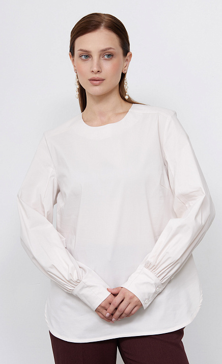 Блуза oversize из поплина GRIOL Блуза oversize из поплина GRIOL