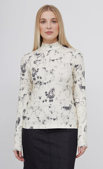  GRIOL. Джемпер жен. 311080.03313.0777А Молоко 