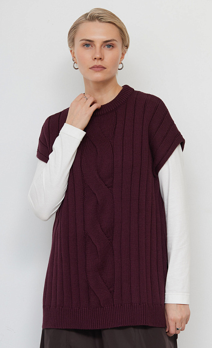 GRIOL. Жилет жен. 380106.05303.4700N Бордо GRIOL GRIOL. Жилет жен. 380106.05303.4700N Бордо