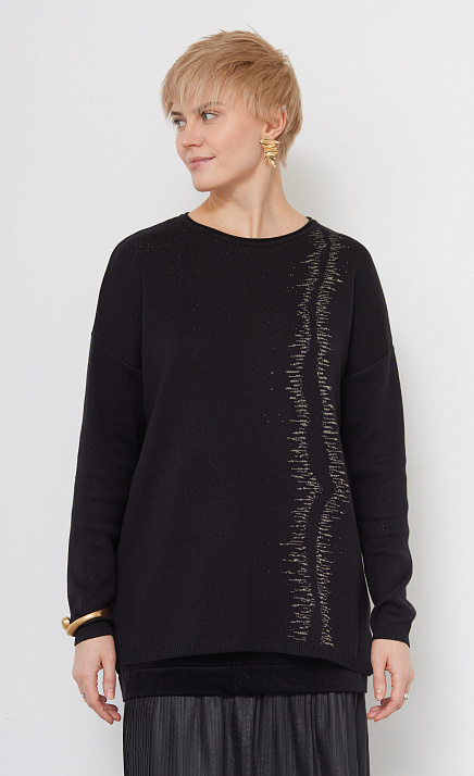 GRIOL. Джемпер жен. 310534.33303.8200L Чёрный GRIOL GRIOL. Джемпер жен. 310534.33303.8200L Чёрный