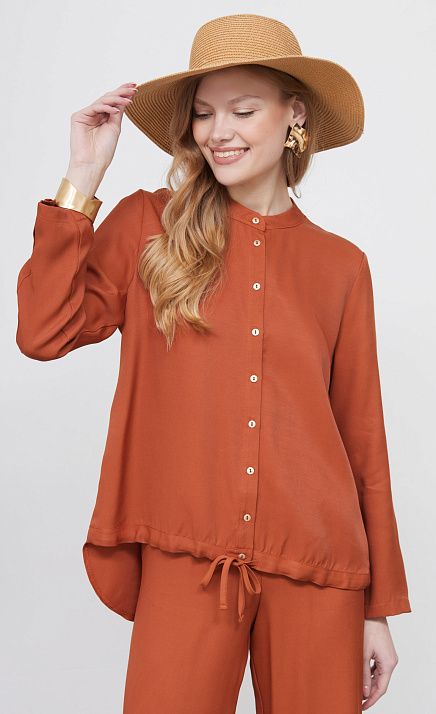 Блузка oversize из вискозы GRIOL