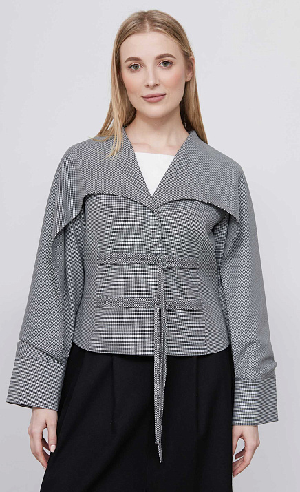 GRIOL. Жакет жен. 374579.11312.8202Z Чёрно-белый GRIOL GRIOL. Жакет жен. 374579.11312.8202Z Чёрно-белый