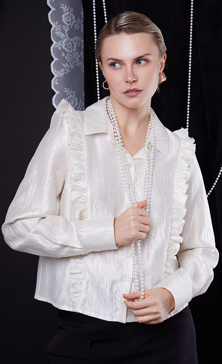 Блузка с оборками GRIOL Блузка с оборками GRIOL