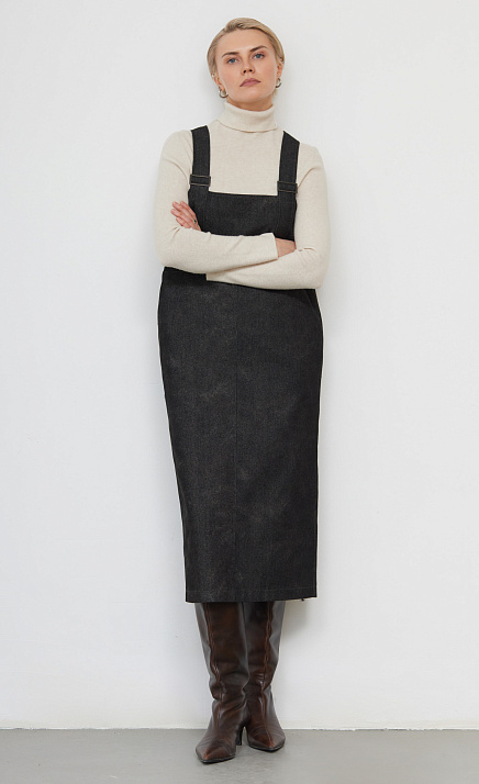 GRIOL. Сарафан жен. 340181.6_312.7473О Темно-серый меланж GRIOL GRIOL. Сарафан жен. 340181.6_312.7473О Темно-серый меланж