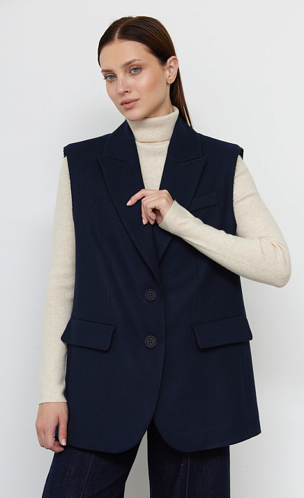 GRIOL. Жилет жен. 388386.11312.9600N Темно-синий GRIOL GRIOL. Жилет жен. 388386.11312.9600N Темно-синий