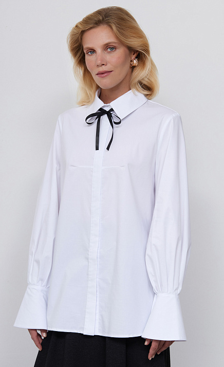 Рубашка oversize из хлопка GRIOL Рубашка oversize из хлопка GRIOL