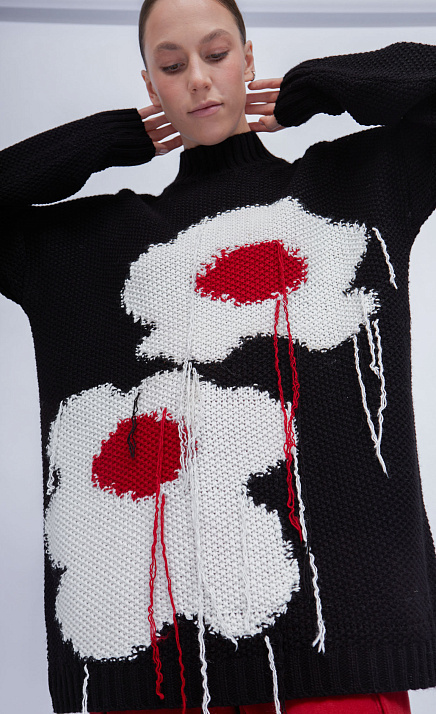  GRIOL. Джемпер жен. 310454.15303.8201F Чёрный 