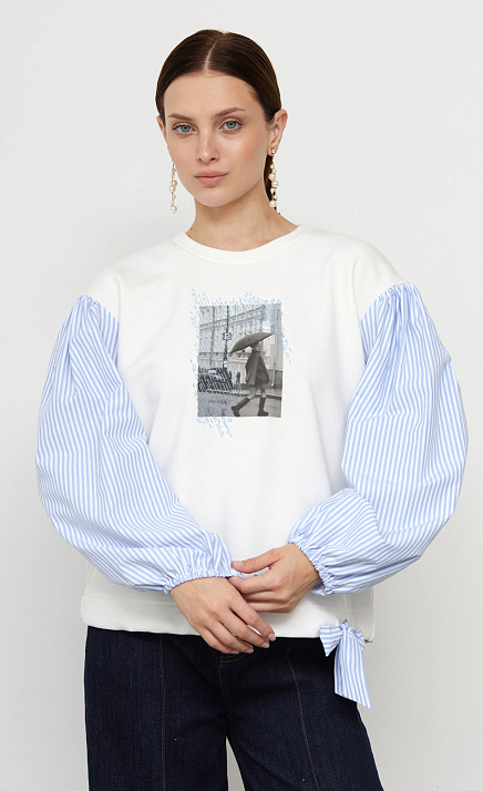 GRIOL. Джемпер жен. 311054РБ.6_313.0216E Молочно-голубой GRIOL GRIOL. Джемпер жен. 311054РБ.6_313.0216E Молочно-голубой