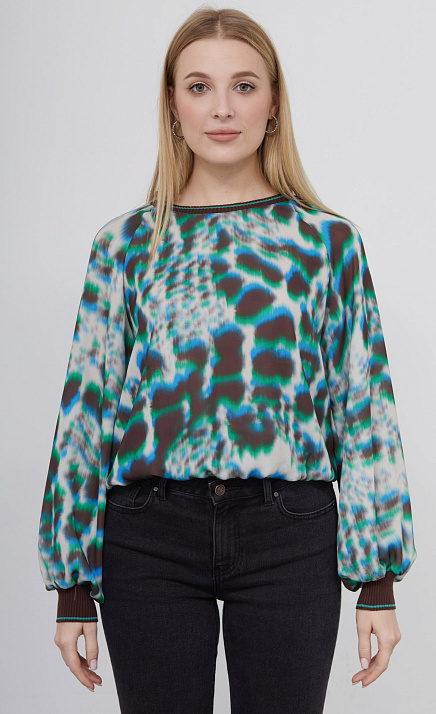  GRIOL. Блуза жен. 310903Т.03312.3301О Зеленый 