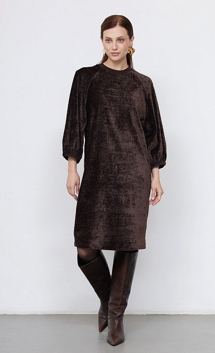 GRIOL. Платье жен. 360330Н.6_312.1100N Шоколадный GRIOL GRIOL. Платье жен. 360330Н.6_312.1100N Шоколадный