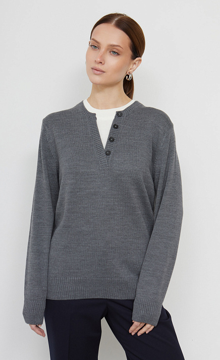 GRIOL. Джемпер жен. 310523.15303.7302N Серый GRIOL GRIOL. Джемпер жен. 310523.15303.7302N Серый