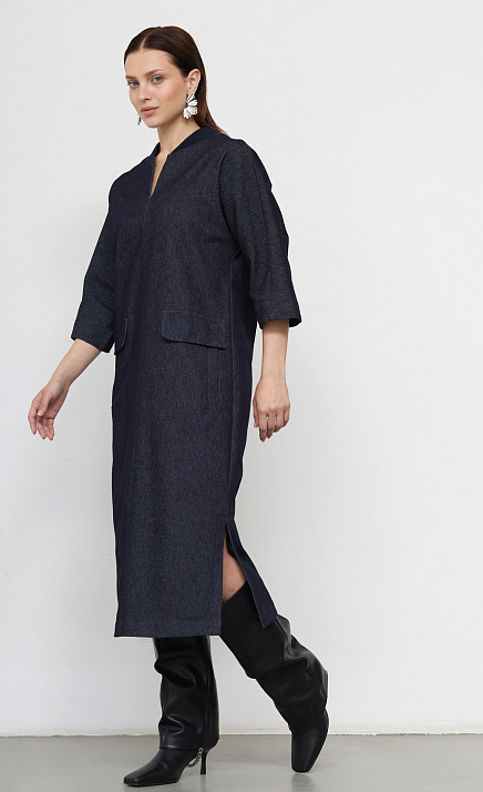 GRIOL. Платье жен. 360325.03312.8400N Тёмно-синий GRIOL GRIOL. Платье жен. 360325.03312.8400N Тёмно-синий